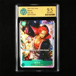 CCG 9.5 GemMint 2024 One Piece KOR Shanks ST16-004 SR - Image 1