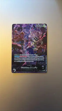 One Piece TCG Monkey.D.Luffy OP09-061 Leader 2nd Anniversary Edition - Image 1