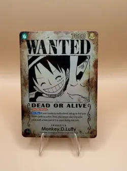 One Piece OP13-118 Monkey D. Luffy SEC “Wanted” – Near Mint - Image 1