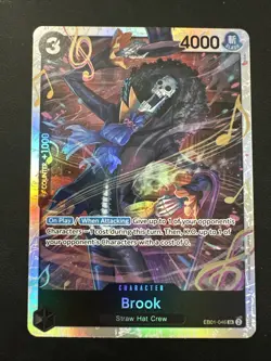 One Piece The Best Vol. 2 Brook EB01-046 Super Rare Foil - Image 1