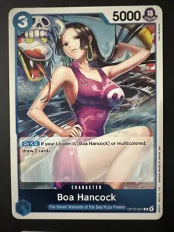 Boa Hancock - Rare FOIL - OP13-051 - Carrying on His Will - One Piece English - Image 2