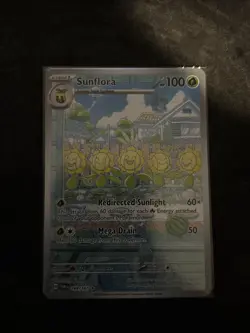 Pokemon TCG Sunflora Illustration Rare Card 169/167 Twilight Masquerade Sv06 - Image 1