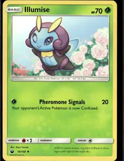 Pokemon Illumise 18/168 Celestial Storm Non Holo Uncommon 3 Card Lot - Image 1