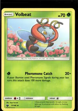 Pokemon Volbeat 17/168 Celestial Storm Non Holo Uncommon 5 Card Lot - Image 1