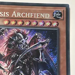 Regenesis Archfiend ALIN-EN016 Secret Rare 1st Edition Yu-Gi-Oh! Card Near Mint - Image 3
