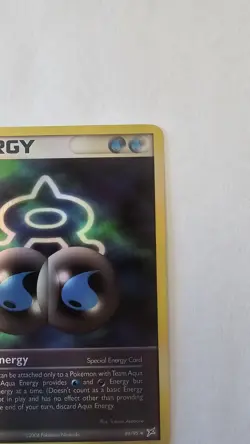 Pokemon Card - Aqua Energy Team Magma vs Team Aqua 86/95 Reverse Holo - Image 3