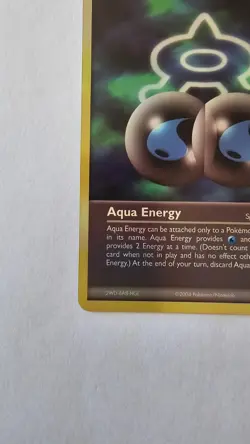 Pokemon Card - Aqua Energy Team Magma vs Team Aqua 86/95 Reverse Holo - Image 5
