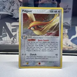 Pidgeot 10/112 Holo EX Firered & Leafgreen Pokemon English Card (MP) - Image 1