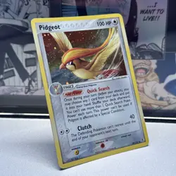 Pidgeot 10/112 Holo EX Firered & Leafgreen Pokemon English Card (MP) - Image 4