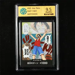 CCG 9.5 GemMint 2022 One Piece JPN Don!! Card Monkey D. Luffy - Image 1