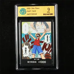 CCG 9 Mint 2022 One Piece CHN Don!! Card Monkey D. Luffy - Image 1
