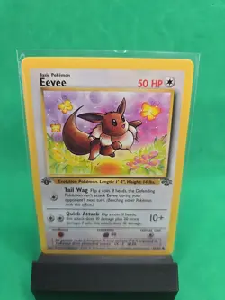1999 Pokemon Eevee 1st Edition Jungle Card 51/64 - Image 1