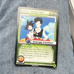 Dragon Ball Z Gohan's Nimbus Cloud Energy Combat Card Score 2002 IR33 - Image 1