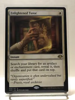 Enlightened Tutor (Non-foil) Dominaria Remastered 006/261 Rare MTG - Image 1