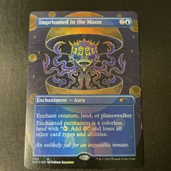 MTG Secret Lair #1102 Imprisoned in the Moon Borderless Foil NM - Image 1