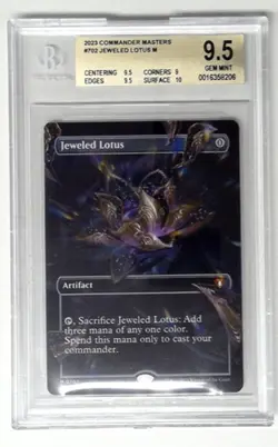 1x V1664: 2023: Jeweled Lotus: 0702: Commander Masteres: Beckett: 9.5: GEM MINT - Image 1