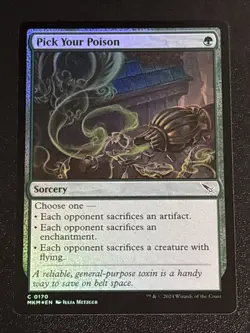 MTG Murders at Karlov Manor Pick Your Poison Foil 0170 NM - Image 1