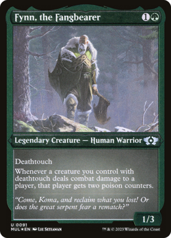 Fynn, the Fangbearer (REGULAR) x1 - MTG Multiverse Legends MUL #91 - Image 1
