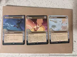 MTG Avatar: TLA (Showcase) Sol Ring, Arcane Signet & Swiftfoot Boots! NM Mint! - Image 1