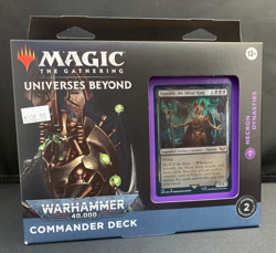Magic The Gathering MTG Warhammer 40K Necron Dynasties Commander Deck - Image 1