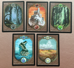 Unglued basic land set MTG Magic the gathering - Image 1