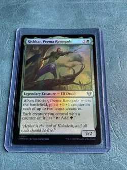 Rishkar, Peema Renegade Legendary Creature Foil MTG #317 - Image 1