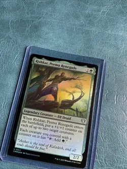 Rishkar, Peema Renegade Legendary Creature Foil MTG #317 - Image 4