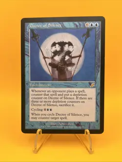 MTG x1 Decree of Silence - Scourge (Light Play) - Image 1