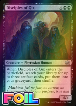 x1 Disciples of Gix BRO MTG 90/287 FOIL UNCOMMON M/NM 1x - Image 1