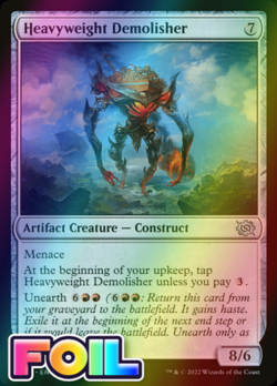 x1 Heavyweight Demolisher BRO MTG 160/287 FOIL UNCOMMON M/NM 1x - Image 1