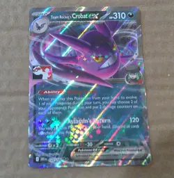 Pokemon Team Rocket's Crobat ex 122/182 Prize Pack Series 8 - Image 1
