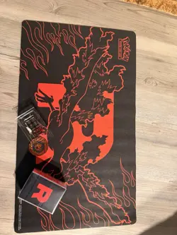 Pokemon TCG - Team Rockets Moltres UPC Exclusive Playmat - Image 1