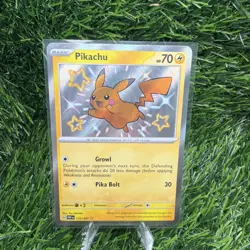 Pikachu Baby Shiny - 131/091 - Paldean Fates - Holo Rare Pokemon TCG - Image 1