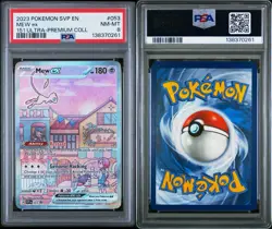 MEW EX #053 PSA 8 2023 POKEMON SVP EN-SV BLACK STAR PROMO 151 ULTRA-PREM COLL - Image 3
