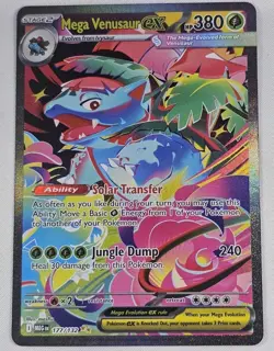 Pokemon Mega Evolution Mega Venusaur Ex Special Illustration Rare #177 *PSA10U* - Image 3