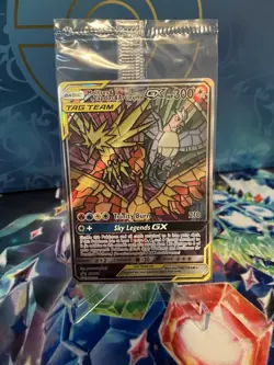 Moltres Zapados Articuno GX Tag Team SM210 Sealed Pokemon TCG Promo Card - Image 1