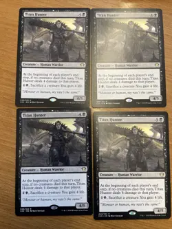 TITAN HUNTER X4 Commander 2020 Magic MTG MINT CARD - Image 1