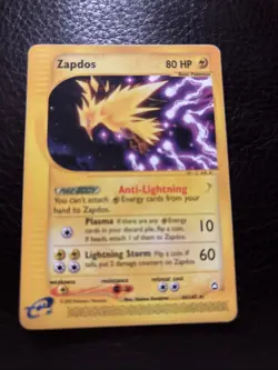 Pokemon Card Zapdos Aquapolis 44/147 Non-Holo Card 2002 - Image 1