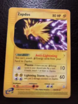 Pokemon Card Zapdos Aquapolis 44/147 Non-Holo Card 2002 - Image 2