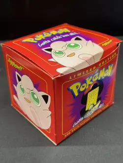 1999 Jigglypuff Pokemon 23K Gold Plated Card Limited Edition Burger King Red Box - Image 5