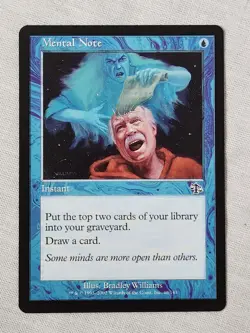 NM Mental Note Judgment Mtg Magic the Gathering - Image 1