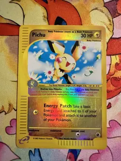 Pokemon TCG Pichu 22/165 Rare REVERSE HOLO Expedition SEE PHOTOS - Image 1