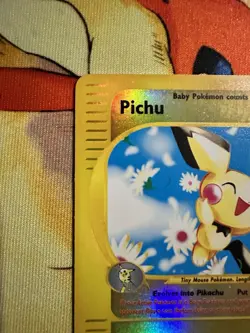Pokemon TCG Pichu 22/165 Rare REVERSE HOLO Expedition SEE PHOTOS - Image 4