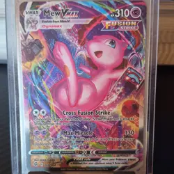 Pokemon TCG Mew VMAX 114/264 Swsh08: Fusion Strike Holo Ultra Rare - Image 1