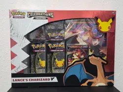 Celebrations Collection Lance's Charizard V Box New Sealed Pokemon TCG - Image 1