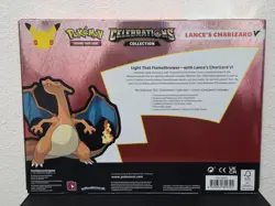 Celebrations Collection Lance's Charizard V Box New Sealed Pokemon TCG - Image 2