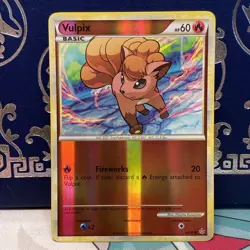 Vulpix 68/95 Common Reverse Holo HGSS Unleashed 2010 Pokemon LP - Image 1