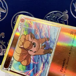 Vulpix 68/95 Common Reverse Holo HGSS Unleashed 2010 Pokemon LP - Image 3