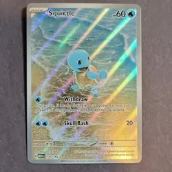 Pokemon Squirtle 170/165 Scarlet & Violet 151 Illustration Rare Full Art Holo 6… - Image 1