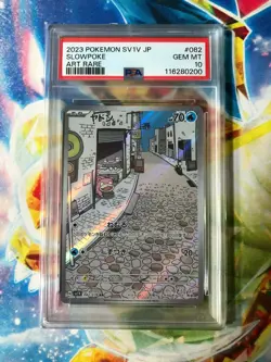 2023 Pokemon SV1V JP Art Rare Slowpoke #082/078 PSA 10 - Image 1